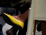 Dangling in yellow flats adult porn video