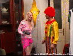 Clown fucking a hot blonde - adult porn video