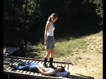Outdoor trampling domination in boots adult porn video