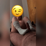 wifey giving foot job in socks adult porn video
