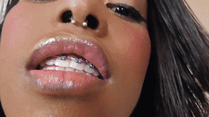 Ebony Teeth Brace Fetish! adult porn video
